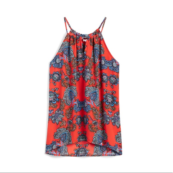 collective concepts krissa keyhole halter blouse